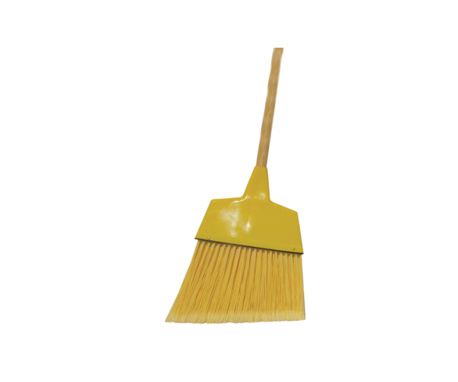 O'Dell® Beige/Yellow Angle Plastic Maxi Slant Brooms (12 in. x 54 in., 6/Case)